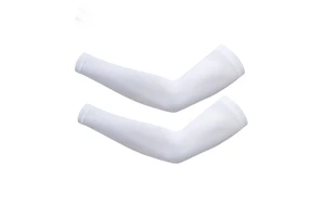 Women and Men's Athletic Sports Compression Arm Sleeves Long Cooling UV Sun Protection Cover for Running and Cycling