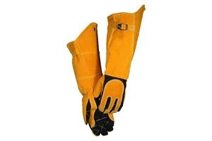 Best Cowhide Leather Heavy Duty Electric Heat Resistant Welding Gloves Factory Wholesale Cheap Rates Safety Gloves