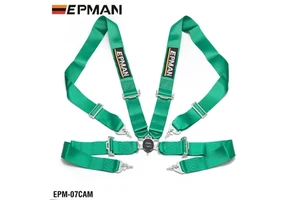 Universal 4-Point 3"Nylon Strap Harness Safety Camlock Racing Seat Belt EPM-07CAM