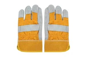 Welding Gloves Brown Cowhide Lightweight Flexible Heat Resistant Gloves for Delicate Argon Arc Welding Applications