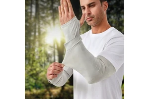 Plus Size Camouflage Breathable Ice Silk UPF50+ Sun Protection Arm Sleeves Unisex Outdoor Large Cycling Sports