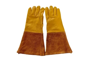 Customized Logo/Color Tig Welding Gloves Premium Cow Split Leather Anti-Heat Available in XL Size Different Sizes Available