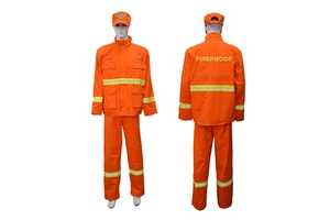 Orange Anti Fire Flame Retardant Safety Uniforms Safety Clothing Fireproof Fire Resistant Fireproof Clothing for Workers