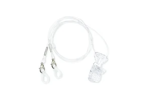 Transparent Binaural Anti Loss Rope Hearing Aid Safety Protector Clip for BTE Hearing Aid Protection
