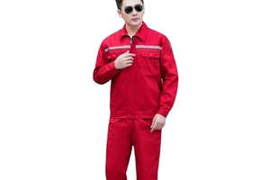 Worker's Overall Custom Logo Work Clothes Resistance Safety Features Clothing Safety Tags Black Safety Clothing