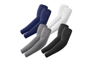 Ice-silk Comprehensive Protection Polyamide/Nylon Sun-Protective Arm Sleeves Mens Summer Thin UV-Proof Cuffs for Driving