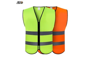 HBC Factory Price Reflective Safety Clothing Breathable With Pockets Safety Vest High Quality Cheapest Safety Vest Custom Logo