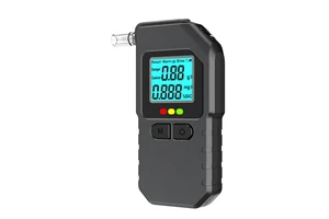 Portable Breath Alcohol Tester - High Precision Breathalyzer with 3-Color LED Indicator for DUI & Drunk Driving Detection