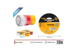 5cm X 15m Reflective Warning Tape Hardware Tools Made of Durable PET HDPE PVC Material