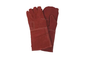 Customizable Logo Print Outdoor Working Welding Gloves Factory Cheap Price Split Leather Hand Protective Safety Gloves