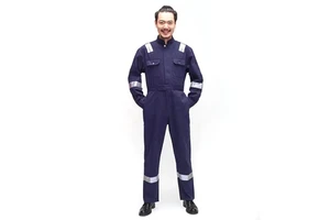Men's Poly Cotton Safety Workwear Coveralls Clothing Overalls
