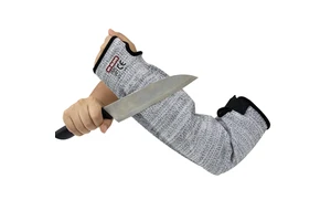 Safety Arm Sleeves Anti Cut Protective Guards Construction Sleeves Automobile Glass Industry HPPE Bruise Resistant Sleeves