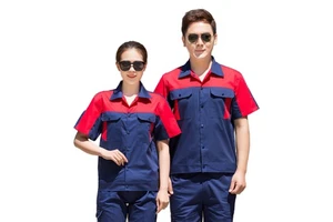 Customizable Breathable Reflective Slim Fit Labor Safety Clothing, 800°C Heat Resistant Workwear for Welding Workshop