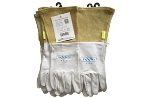 TIG Welding Glove Work MIG Sheep Skin Leather TIG Argon Arc Soft Goat Leather Welder Work Glove
