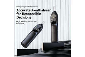 Miniature High-Precision Alcohol Tester Portable Breathalyzer ROHS Certified Semi-Conductor Sensor AA Battery Specially Designed