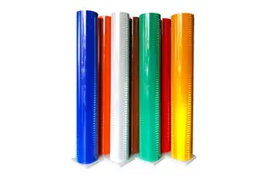 Lembar Reflektif Kualitas Tinggi Pmma Mikro Prisma Tanda Reflektif Terpal Bahan Prisma Roll Bahan Reflektif Reflective Sticker