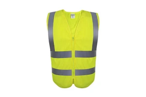LX Hi Vis ANSI Class 3 EN ISO 20471 Certified Reflective Safety Vest Flame Retardant Anti-Static LED Flash Construction Workwear
