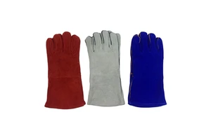 High-quality Wholesale Leather Welding Gloves MIG/TIG/Stick Work Gloves, Repair Welding Gloves, Male Work Gloves