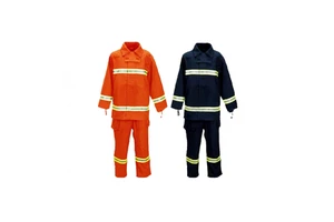 Reflective High Visibility Safety Workwear Suit Including Safety Jacket and Trousers for Industrial Use