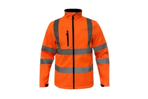 Fall Protective Clothing Industrial Safety Jacket Hivis Softshell Jacket