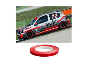 Fluorescent Stripe Red Reflective Material Product