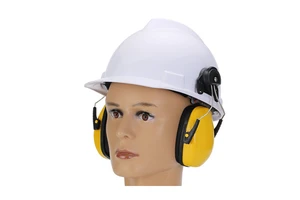 CE EN 352 Ear Muff with Hard Acoustic Foam Needle Detection ABS Material-Industrial Safety Sound Cancelling Hearing Protection