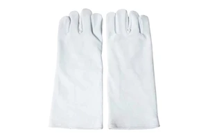 Long Cuff Leather Welding Gloves Heat Resistant Safety Work Gloves Gauntlet Protective Gloves For MIG TIG Foundry OEM Wholesale