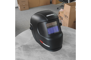 Wholesale KindArc KA-1001ES Full Face Auto-Darkening Nylon Welding Helmet Lithium Battery + Solar Power 3-Year Warranty 0.04ms