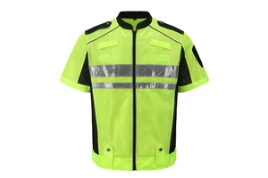 Wei'an Mesh Cloth Reflective Safety Clothing ANSI Class Summer Riding Short Sleeve Traffic Duty Wholesale Protective Tooling