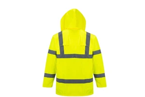 Manufacturer Wholesale Orange Full Body Safety Vest Class 2 EN ISO 20471 ANSI 3 Waterproof Traffic Rescue Duty Reflective Cloth