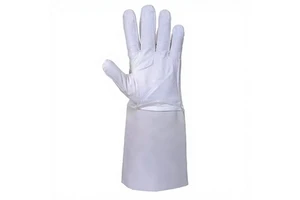 Excellent TIG Welding Safety Gloves CE Certified Thickness Safety Cuff Long-Lasting Cow Split Leather Goat Grain