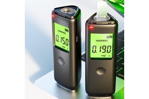 Newest Breathalyzer Factory Professional Digital Display Rechargeable Alcotester Alcohol Breath Tester HM-01