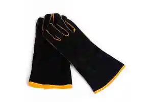 Hot Sale Double Layer Fire Resistant Safety Welding Work Gloves Kevlar Thread Insulated Cotton Lining Welder Working Gloves