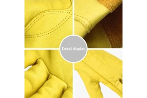 Wholesale Long-Hand Waterproof Touchscreen Welding Gloves Red Heat Resistant for Welder Workers