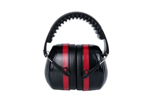Tactical ABS Earmuff with Adjustable Headband Reusable 31dB Noise Reduction Personal Protective Equipment for Hearing Safety