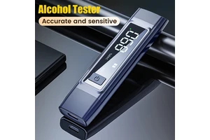 Professional Alcohol Meter Breath Tester Test Alcohol Gas Analyzers Car Breathalyzer Detector For Home/Personal Use/Gift