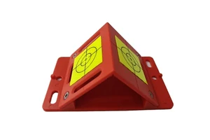 GEOBOK Single Side Reflective Tape 30x30mm Square Reflect Sheet Surveyor's Prisms Target Survey 3M Plastic 3-Year Warranty