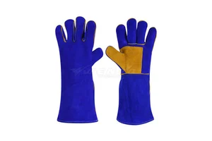 Breathable High Quality Leather Fleece Lined Customizable Welding Gloves for Unisex Latest Design