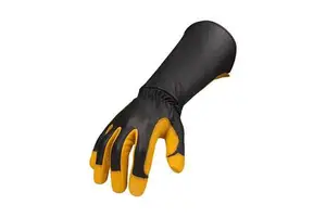 Industrial Welding Safety Gloves Anti-cut Cowhide Leather Fleece Lined Breathable/Comfortable Full Thumb Molten Metal Splash