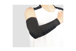 Custom Sports Elastic Protective Light Blue Baseball Elbow Protective Guards Padded Football Arm Sleeve