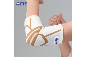 Elbow Support Sports Protector Tennis Compression Sleeve Spandex Nylon Lightweight Breathable Ergonomic Pull-On Closure for