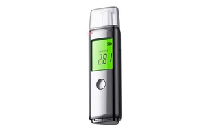Digital Breathalyzer Alcohol Tester with 3-Digit LCD Display Manual Breathing and Measuring Features