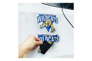 Uv Resist Weatherproof Printing Custom Logo Reusable Reflective Safety Sign Car Magnets Large Decorative Magnetic Car Stickers