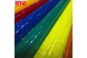 3Years High Intensity Reflective Vinyl Yellow White Digital Print Solvent Printable Reflective Material Film for Traffic Sign
