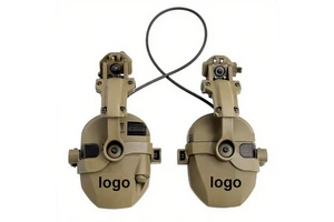 Shooting Noise Reduction Earmuffs Tactical Helmet Mounted Electronic Hearing Protector Sound Amplification Headphone
