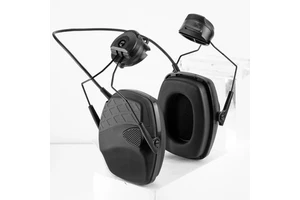 Electronic Hearing Protection Ear Muff for Shooting With Helmet Adapter