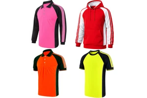 Custom High Visibility Reflective Safety Polo Shirt ANSI Class 2 Long Sleeve Hi Vis Construction Work T Shirt For Men