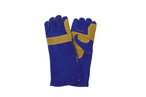 Kevlar Lining Cow Split Leather Safety Gloves Flame Retardant Heat Resistant Labor Protective Waterproof Working Welding Gloves