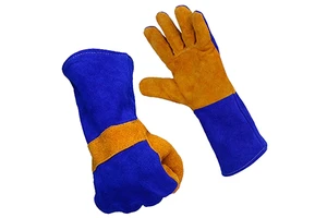 Wholesale 40cm Double Layer Kevlar Welding Gloves High-Temperature Resistant Smooth Texture Safety Cuff Heavy Duty Work Gloves