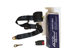 New 3 Point Bus Retractable Safety Seat Belt Kit with Polyester Webbing Universal Fit for Auto Upgrade